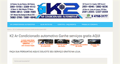 Desktop Screenshot of k2arcondicionado.com.br